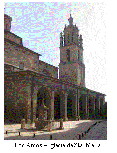 Los Arcos - Iglesia Parroquial de Sta. María